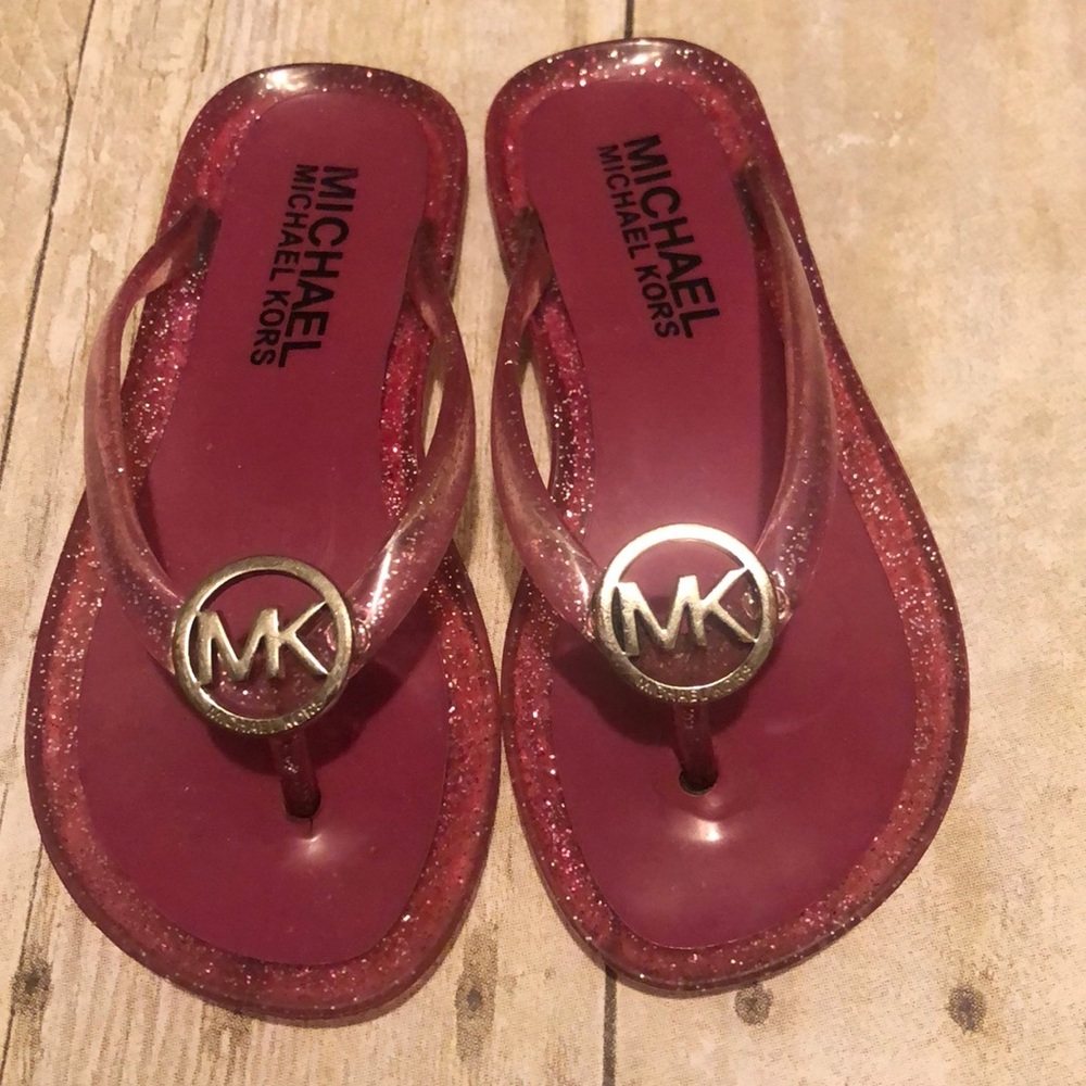 Michael Kors Toddler Girls Flip Flop Sandals
